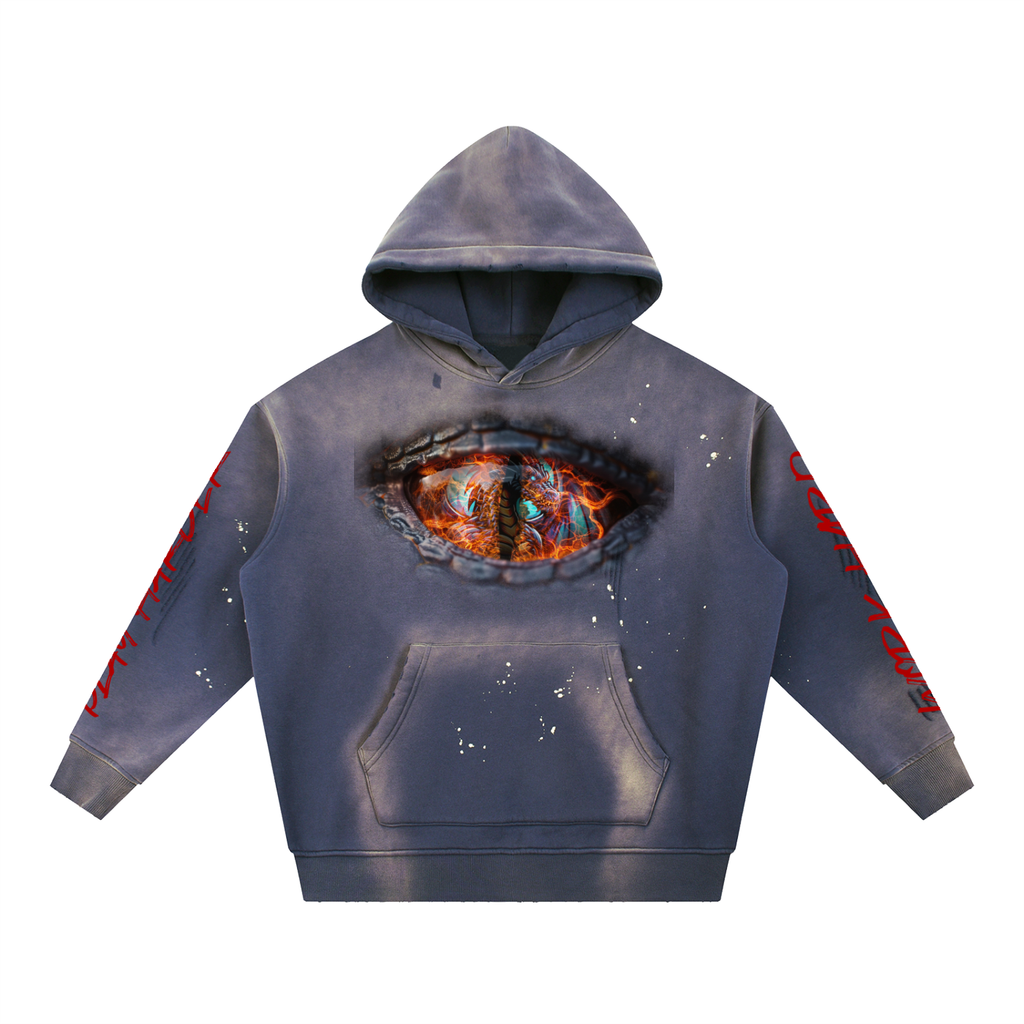 EVOLVED EYE HOODIE-WRITING ON THE SLEEVES