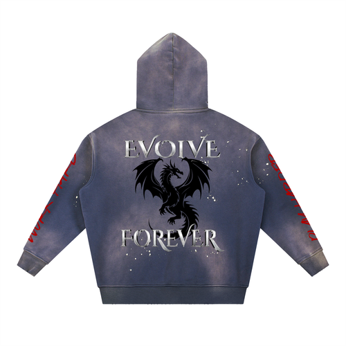 EVOLVED EYE HOODIE-WRITING ON THE SLEEVES